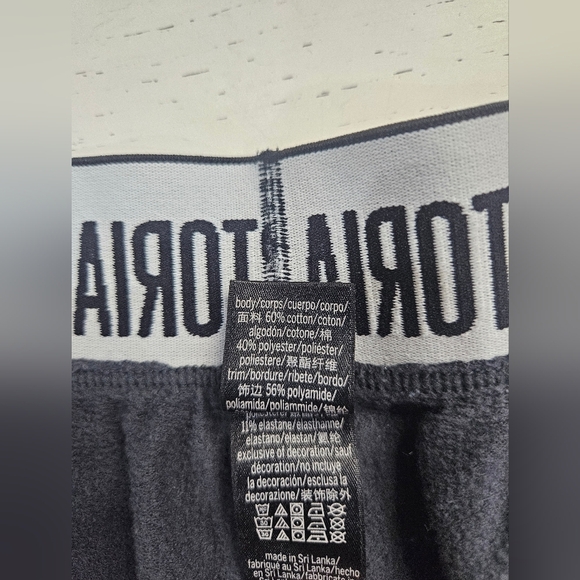 Victoria's Secret Black Leopard Print Track Pants - Picture 4 of 5